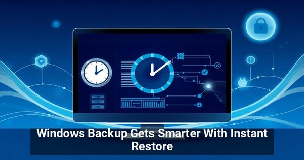 Windows Backup Gets Smarter With Instant Restore