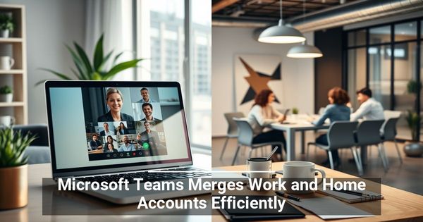 Microsoft Teams Merges Work and Home Accounts Efficiently