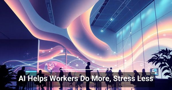AI Helps Workers Do More, Stress Less