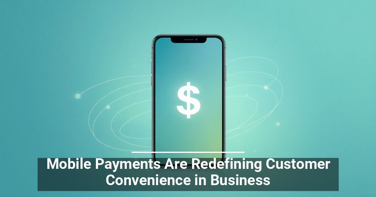 Mobile Payments Are Redefining Customer Convenience in Business