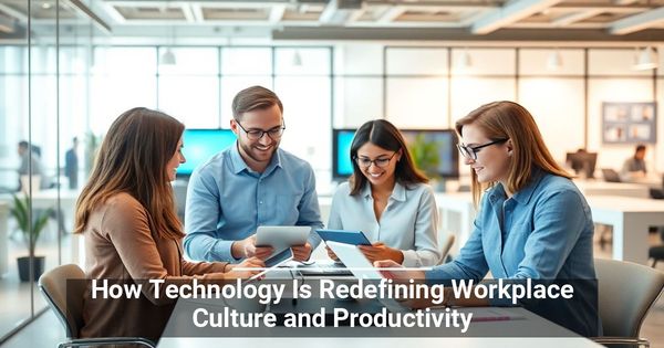 How Technology Is Redefining Workplace Culture and Productivity