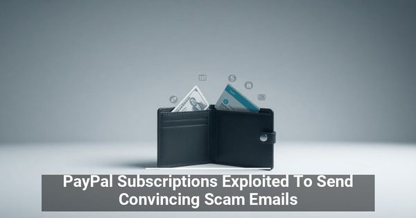 PayPal Subscriptions Exploited To Send Convincing Scam Emails