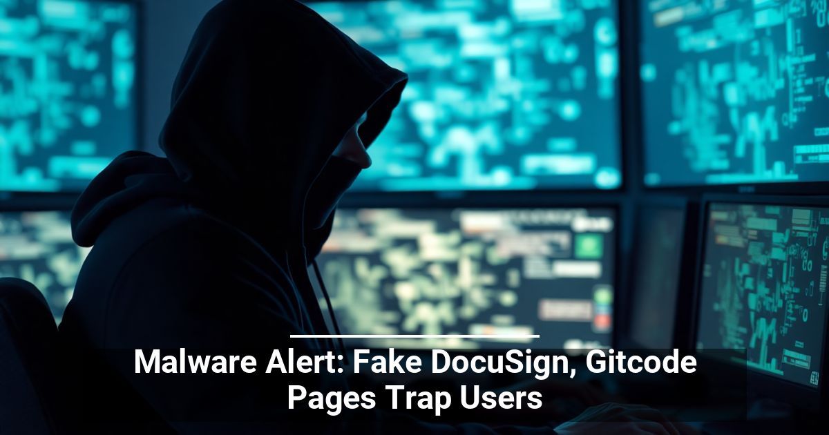 Malware Alert: Fake DocuSign, Gitcode Pages Trap Users