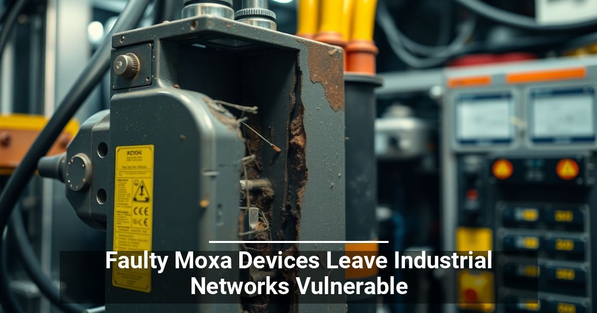 Faulty Moxa Devices Leave Industrial Networks Vulnerable