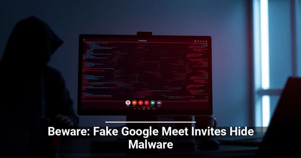 Beware: Fake Google Meet Invites Hide Malware