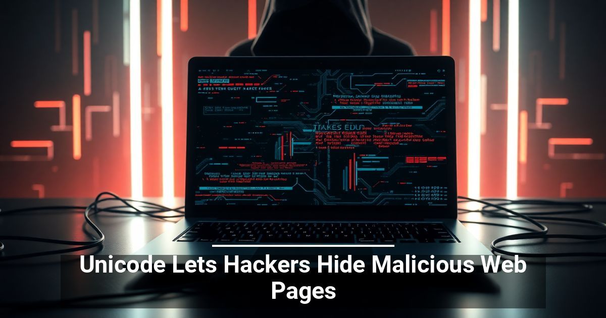 Unicode Lets Hackers Hide Malicious Web Pages