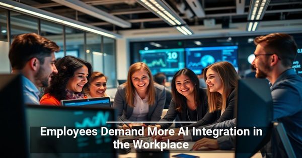 Employees Demand More AI Integration in the Workplace