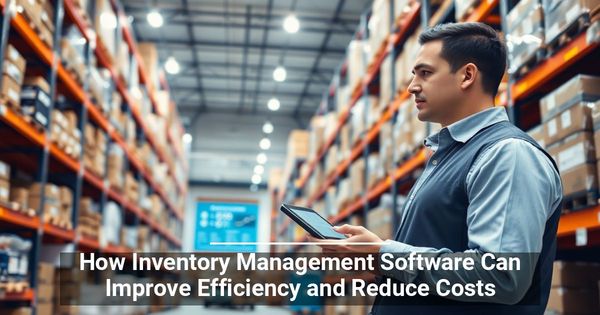 How Inventory Management Software Can Improve Efficiency and Reduce Costs