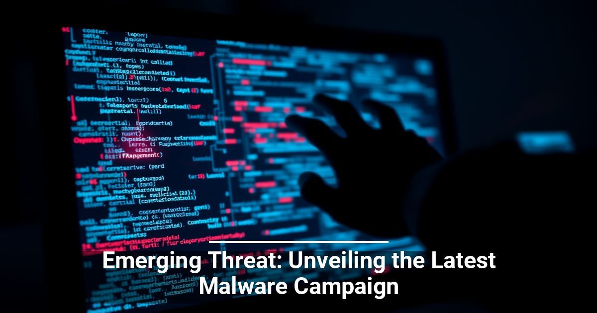 Emerging Threat: Unveiling the Latest Malware Campaign